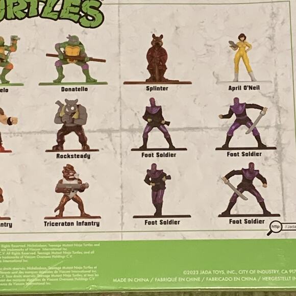 Teenage Mutant Ninja Turtles Nano Metal 18-Pack Series 1 Die-cast Figures New - Picture 6 of 6